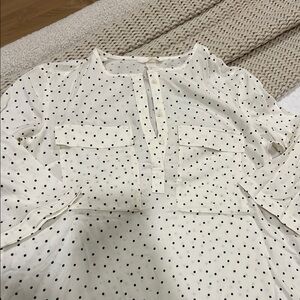 Polka Dot Cream Dress